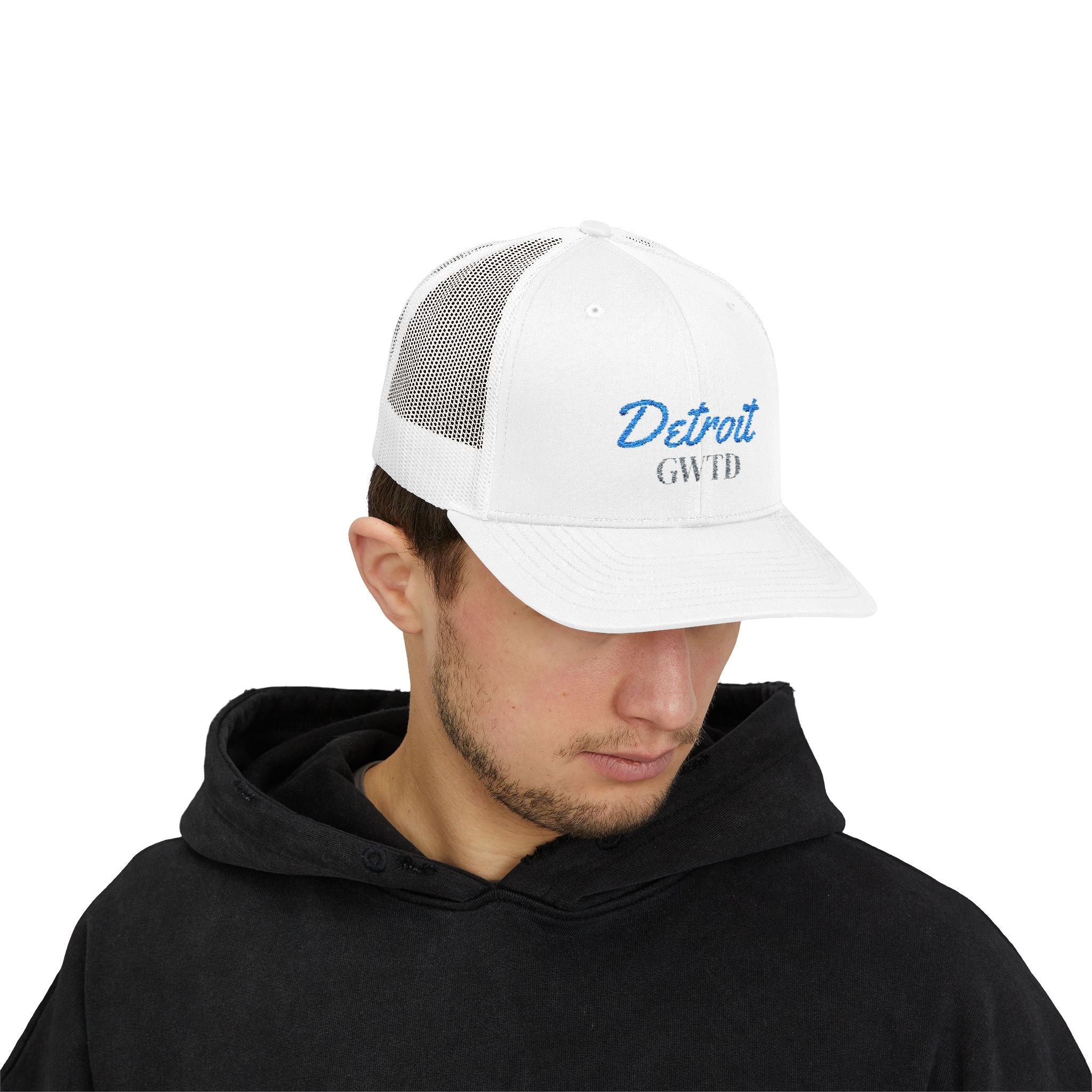 Detroit Snapback Trucker Cap